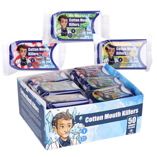 Dr. Buzzkill's CottonMouth Killers Candy | 50pc | 24pk Display